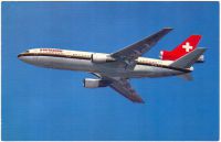 Postkarte mit: Swissair DC-10-30 (1)